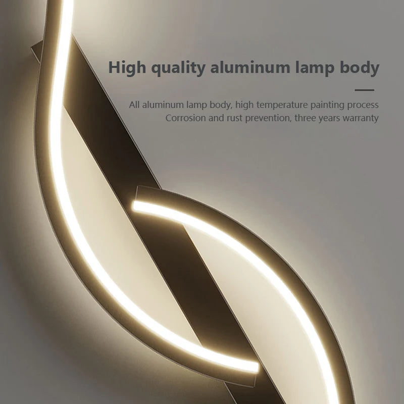 Darhyn Modern Aluminum Led Wall Lamp Indoor Lighting Fixture