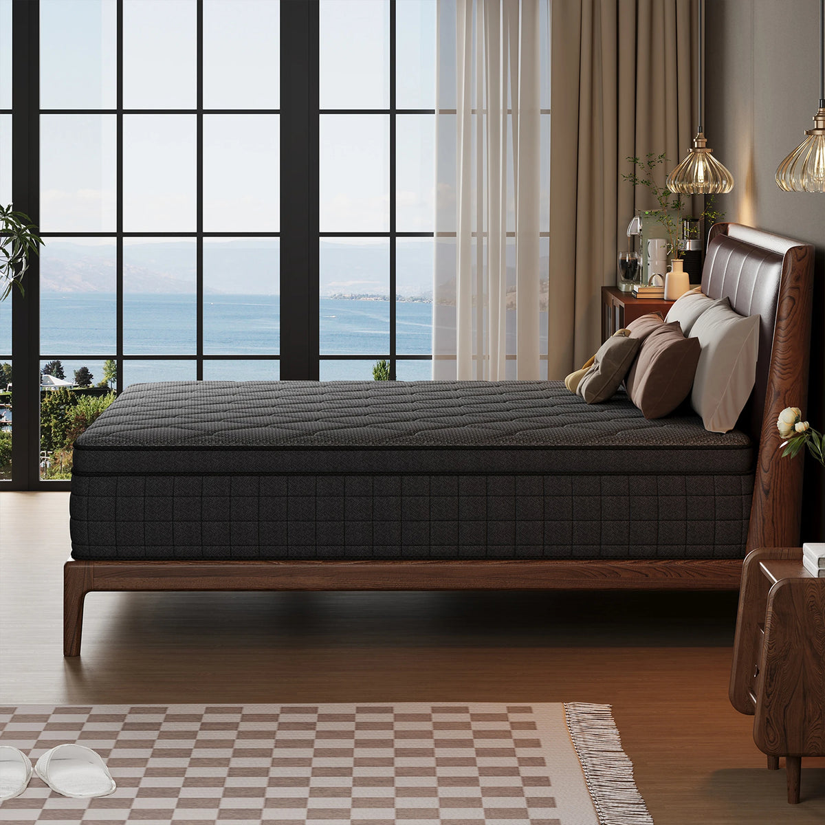8inch 10inch 12 Inch 14 Inch Multilayer Hybrid Twin Full Queen King Size Mattress- Multiple Sizes & Styles Available, Ergonomic Design with Memory Foam And Pocket Spring, Medium Firm Feel