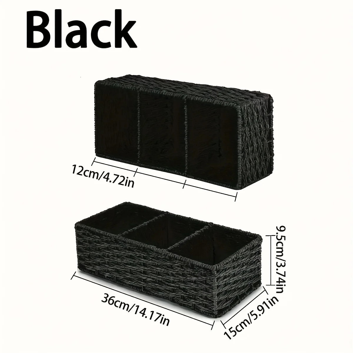 Handmade Plant Fiber Paper Rope Bathroom Tissue Storage Box