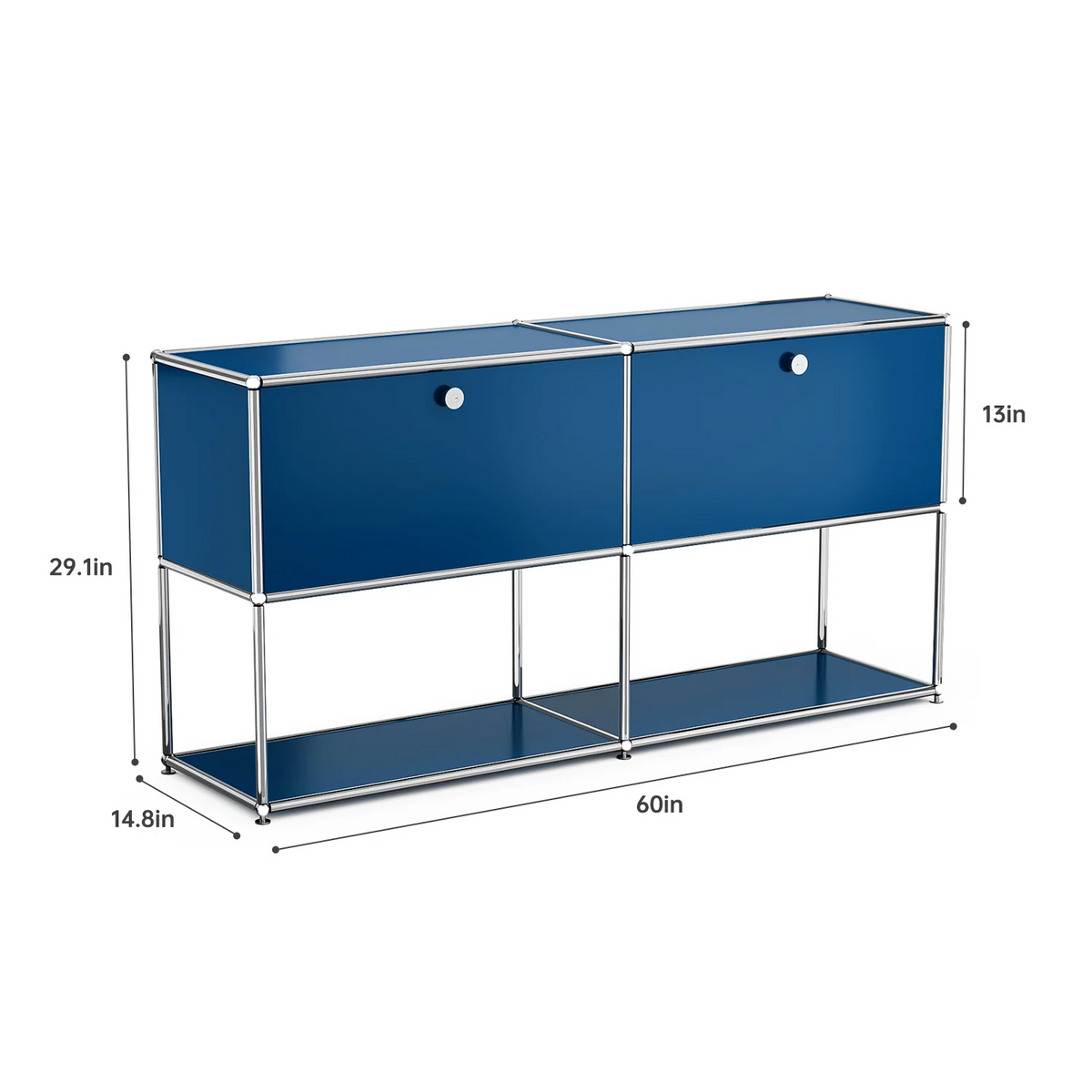 Modern Storage Cabinet Stainless Steel TV Stand Home Office Furniture