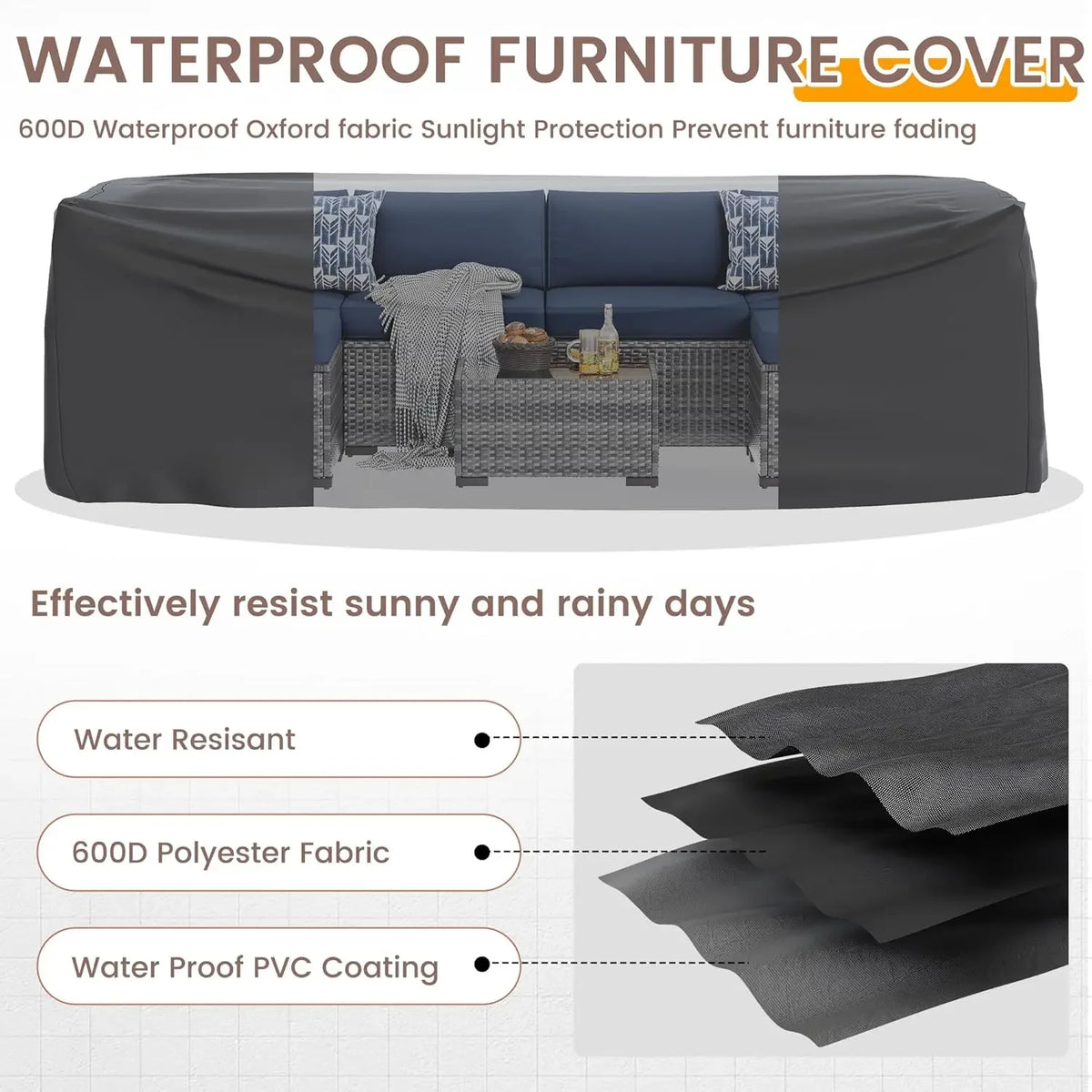 Modern Outdoor Wicker Patio Conversation Furniture Set