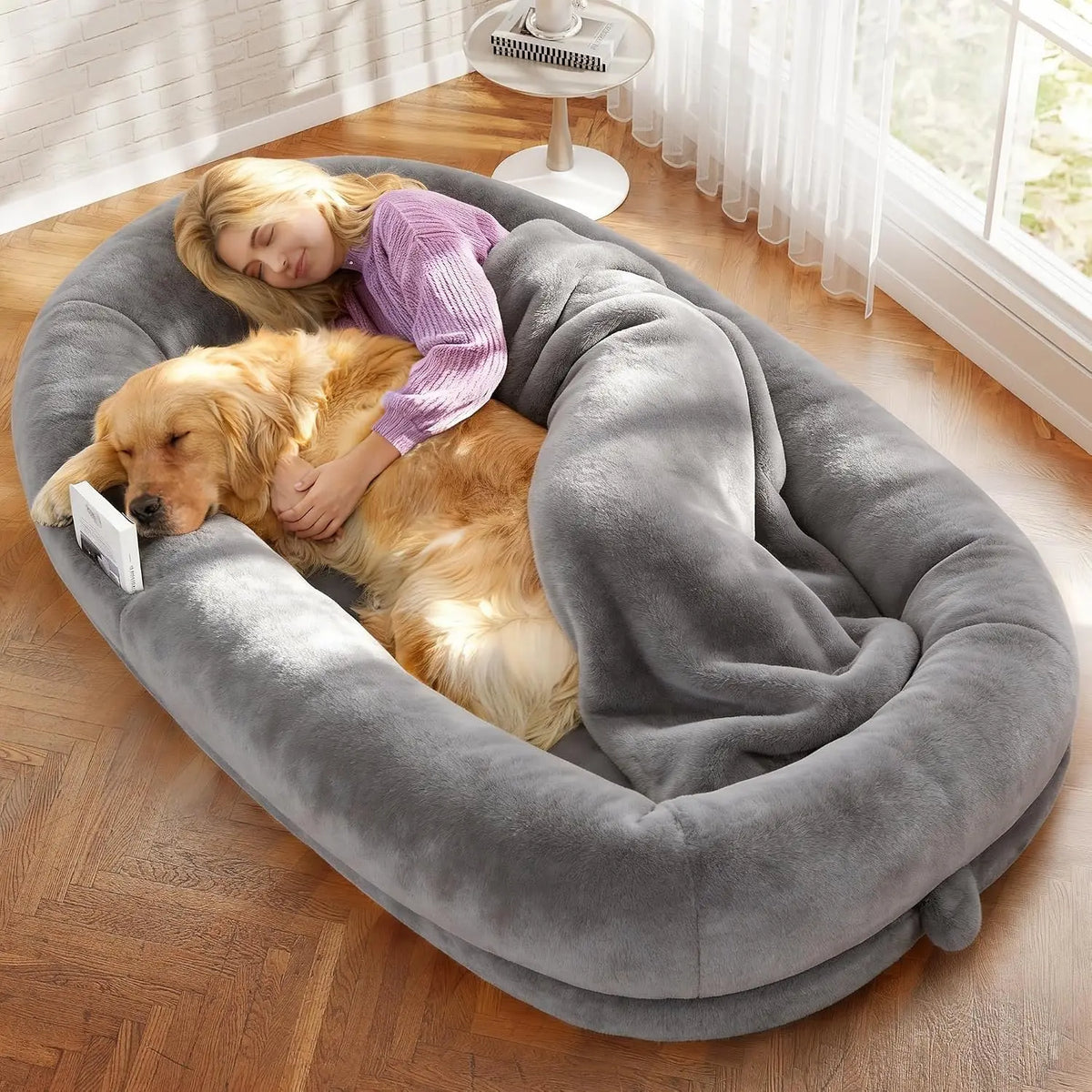 Adult Human Dog Bed Cotton Washable Lounge Bed Sofa