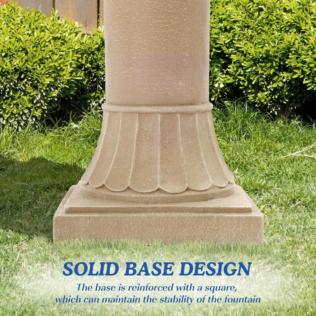 Cascading Resin Water Fountain For Indoor And Outdoor Garden Decor