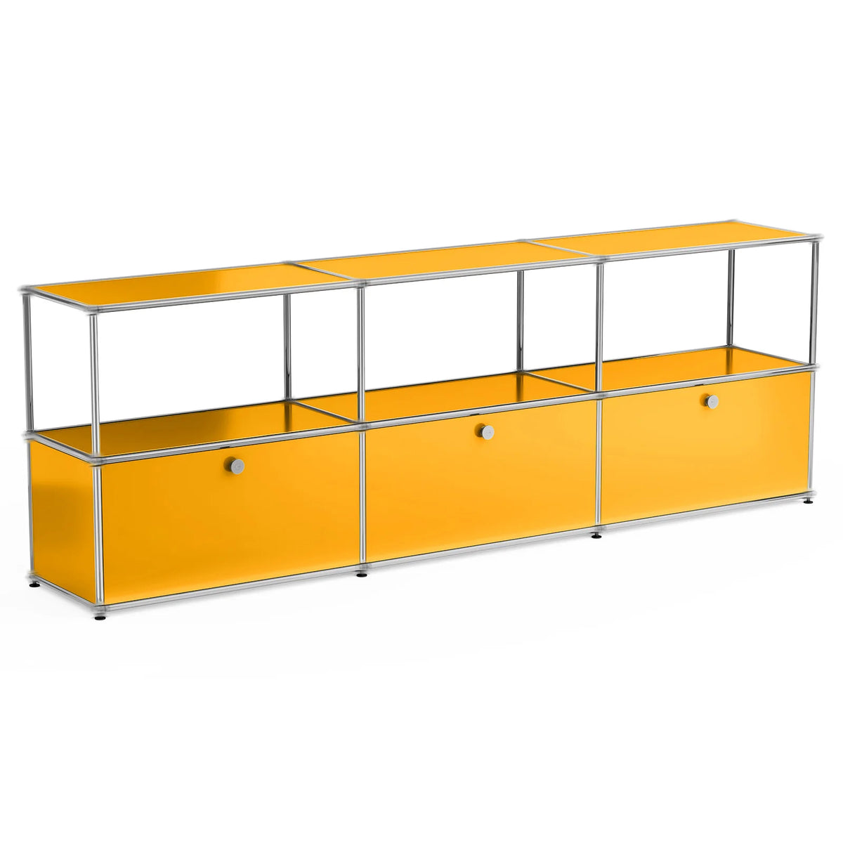 Modern Storage Cabinet Stainless Steel TV Stand Home Office Furniture