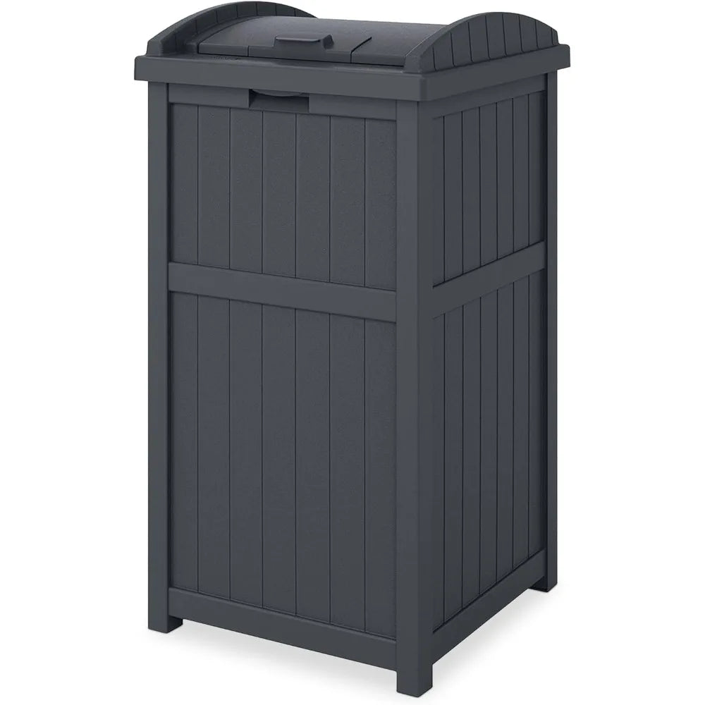 Suncast Outdoor Resin Trash Hideaway Waste Storage Container