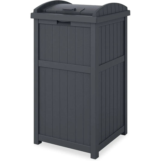 Suncast Outdoor Resin Trash Hideaway Waste Storage Container