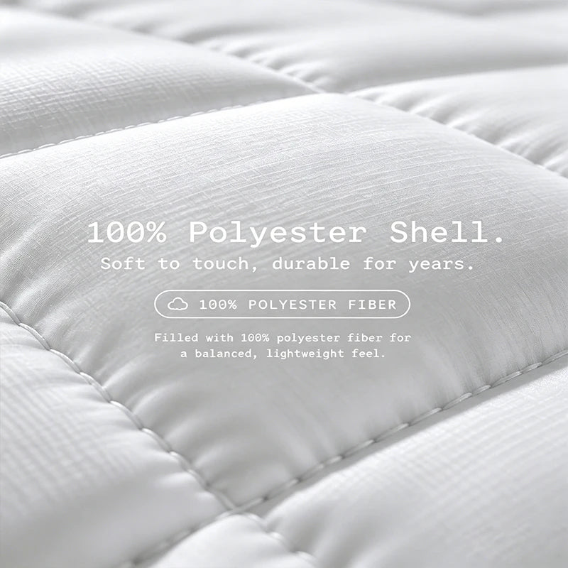 Lightweight Breathable Polyester Mattress Protector And Bedding Topper Cover