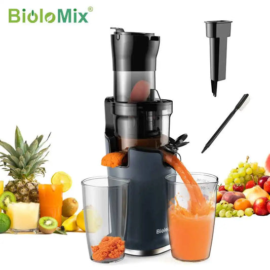 BioloMix Cold Press Juicer For Whole Fruits And Vegetables