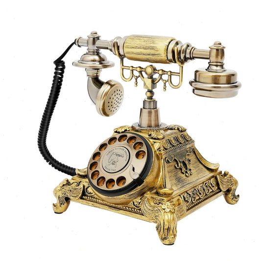 Bymaocar Vintage Rotary Dial Landline Office Phone