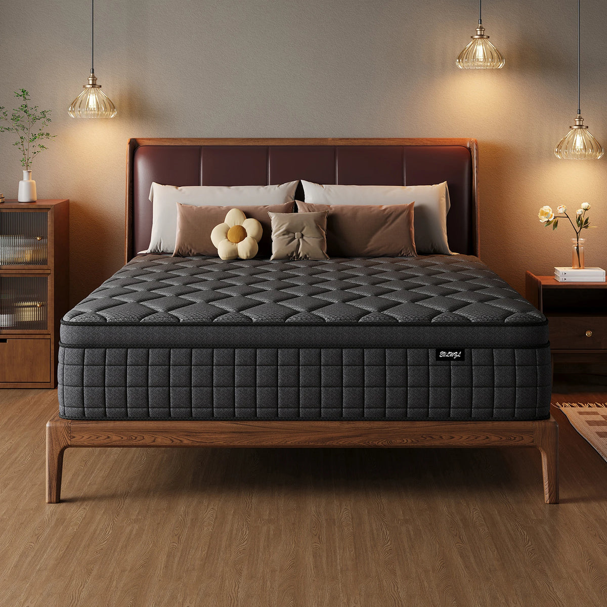 8inch 10inch 12 Inch 14 Inch Multilayer Hybrid Twin Full Queen King Size Mattress- Multiple Sizes & Styles Available, Ergonomic Design with Memory Foam And Pocket Spring, Medium Firm Feel