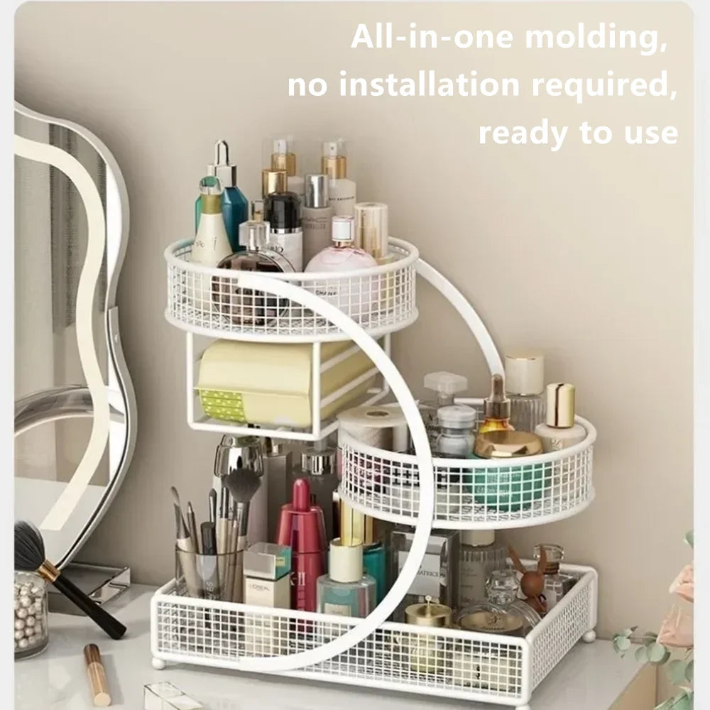 Multilayer Makeup Storage Rack Cosmetic Organizer Box For Home Use
