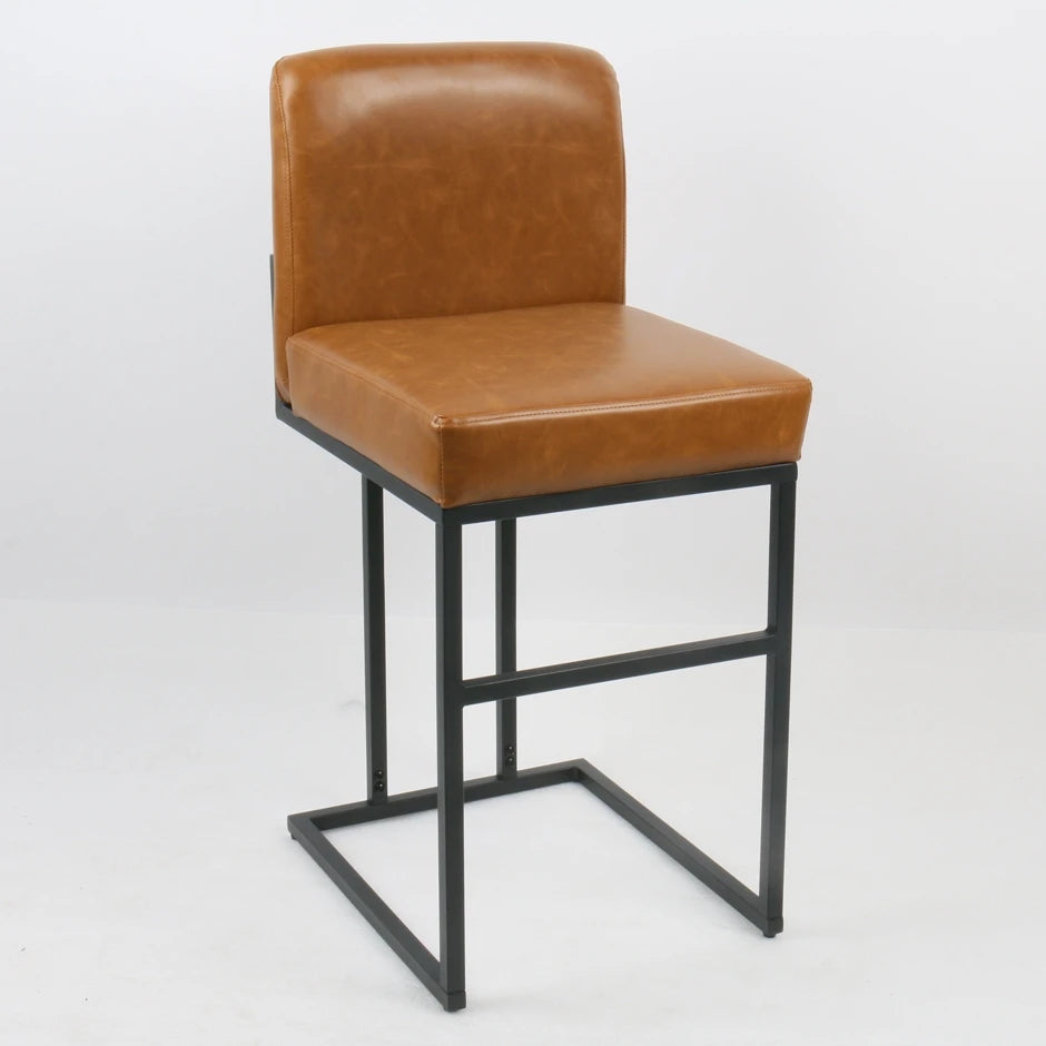 HiMISS Back Bar Stools Kitchen Island Dining Room Cafe Set