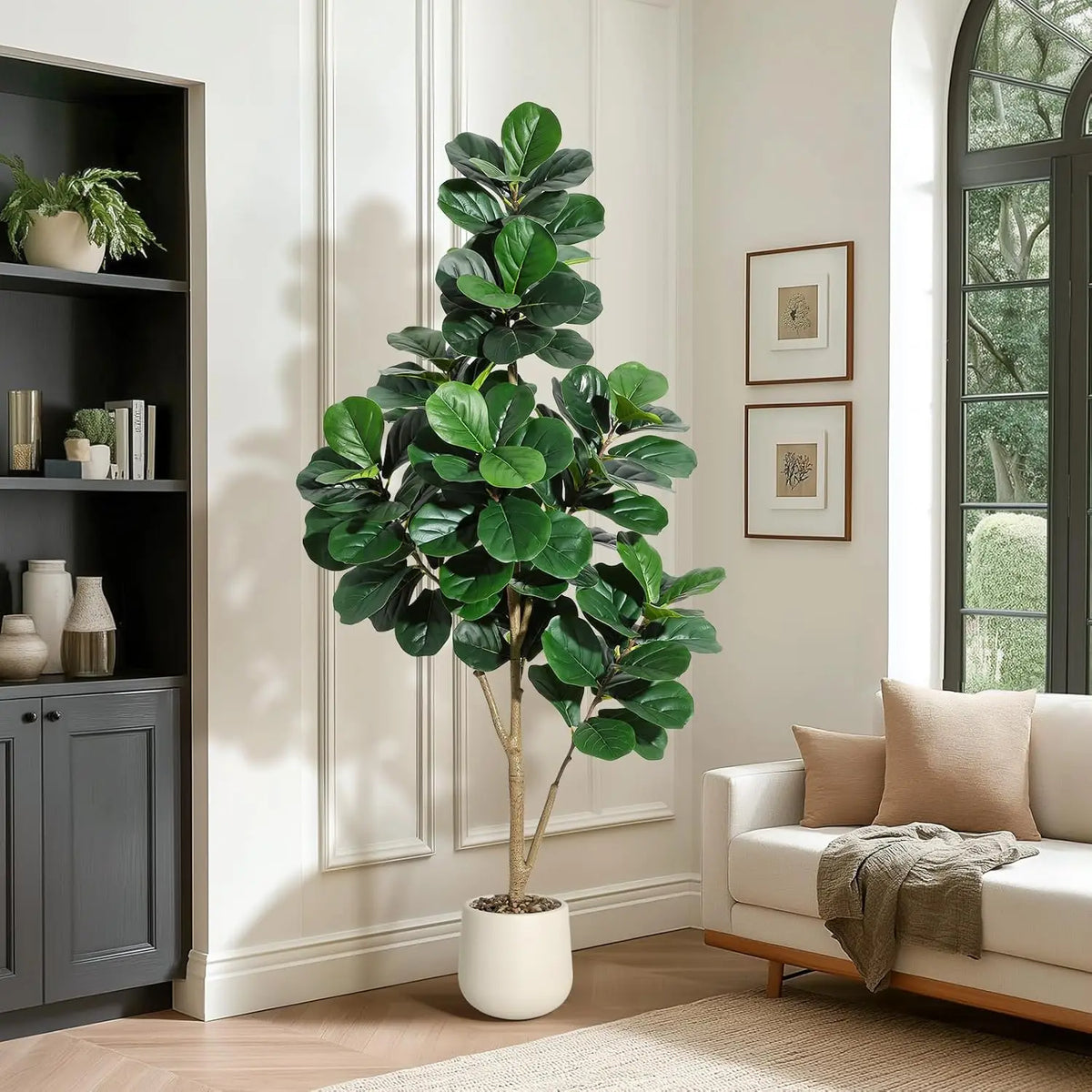 HiMiss Artificial Fiddle Leaf Fig Tree For Home Decor