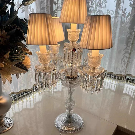 Phube Modern Crystal Desk Lamp For Living Room Decor
