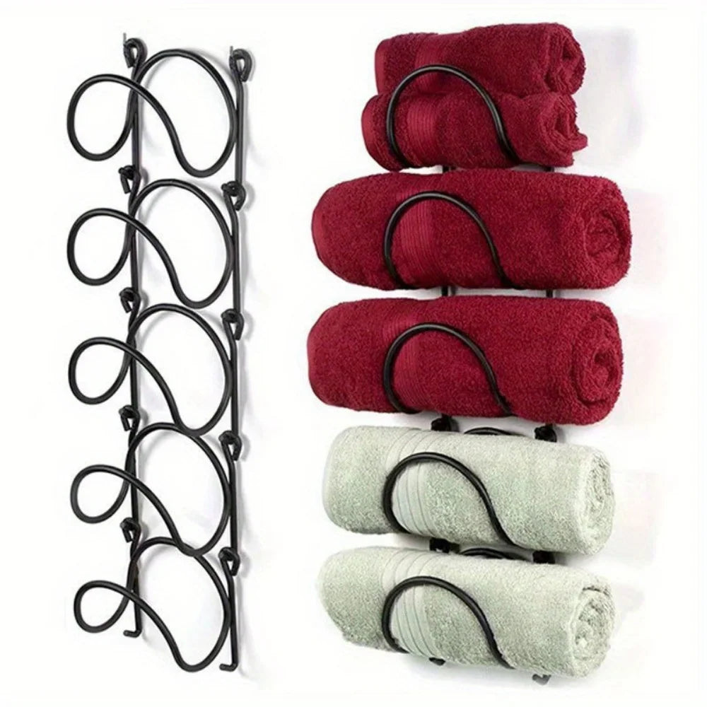 Wall Mounted Stainless Steel Bathroom Towel Rack Bar