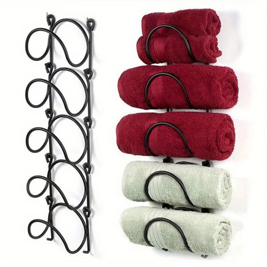 Wall Mounted Stainless Steel Bathroom Towel Rack Bar