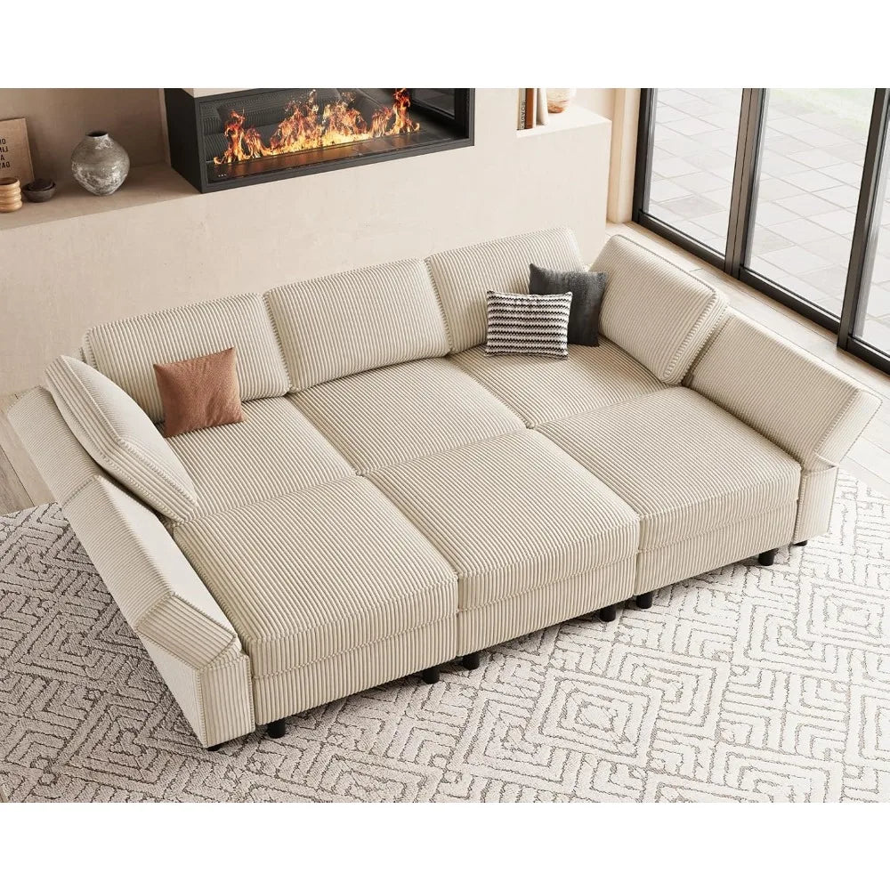 Xiaolang Modular Sectional Sofa With Deep Storage And Memory Foam
