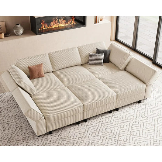 Xiaolang Modular Sectional Sofa With Deep Storage And Memory Foam