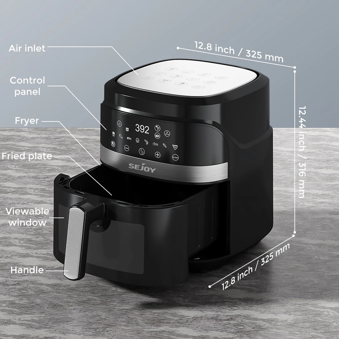 Sejoy Electric Air Fryer Oven Cooker Multifunctional Kitchen Appliance