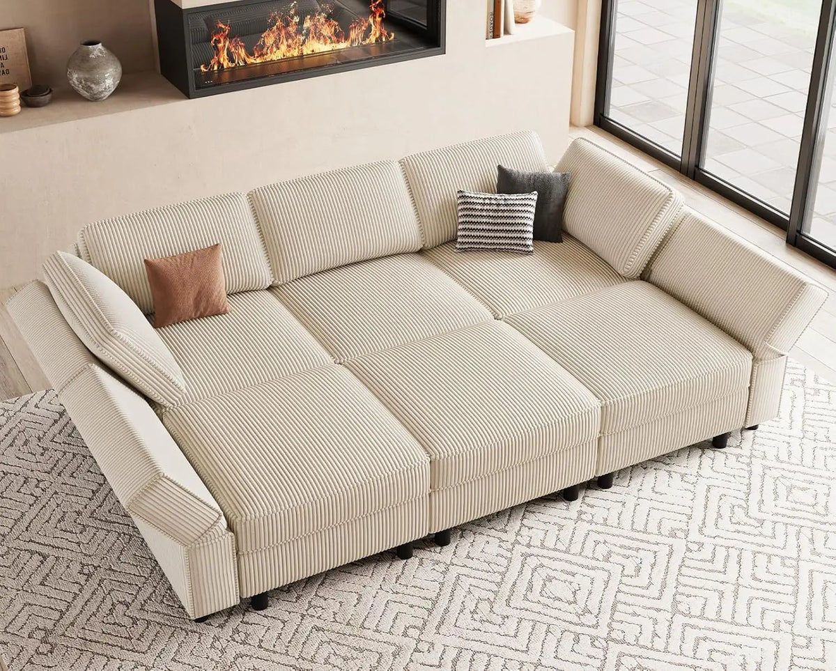 Xiaolang Modular Sectional Sofa With Deep Storage And Memory Foam