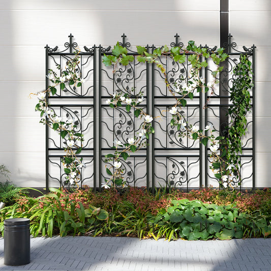 Decorative Garden Metal Trellis Panel For Outdoor Climbing Plants
