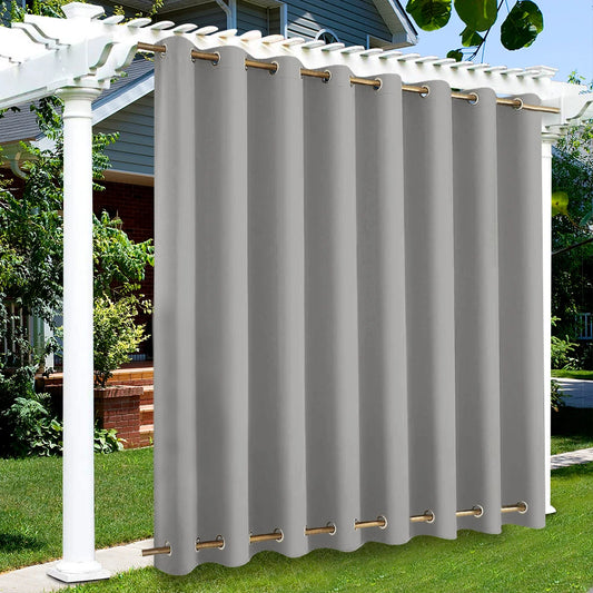 Waterproof Thermal Insulated Blackout Outdoor Window Curtain