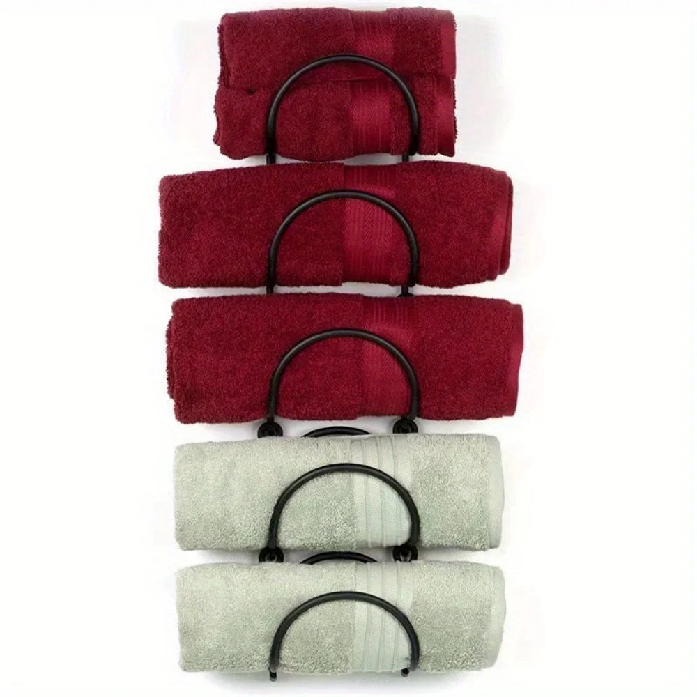 Wall Mounted Stainless Steel Bathroom Towel Rack Bar