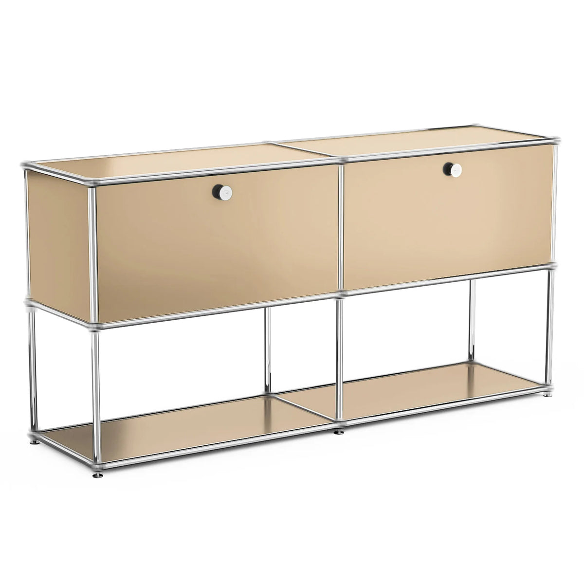 Modern Storage Cabinet Stainless Steel TV Stand Home Office Furniture