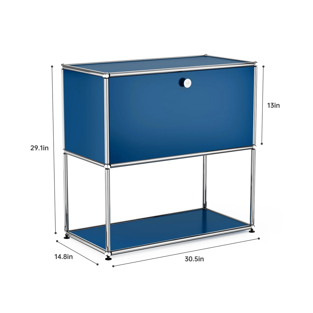 Modern Storage Cabinet Stainless Steel TV Stand Home Office Furniture