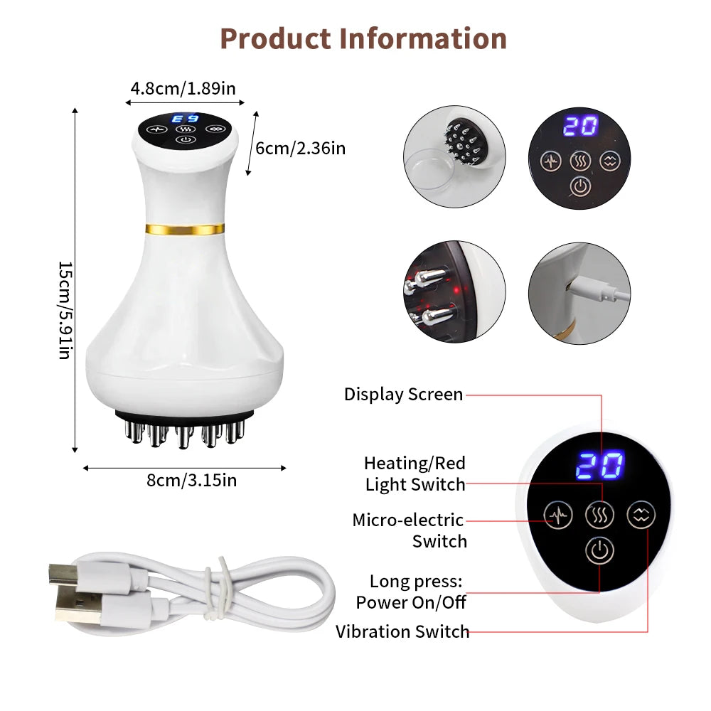 Jitesy Lymphatic Drainage Massager With Heating And Vibration Therapy