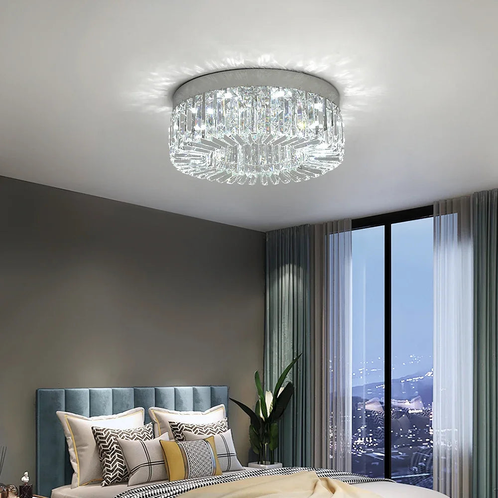 Vetulus Luxury Modern Crystal Chandelier Elegant Ceiling Fixture