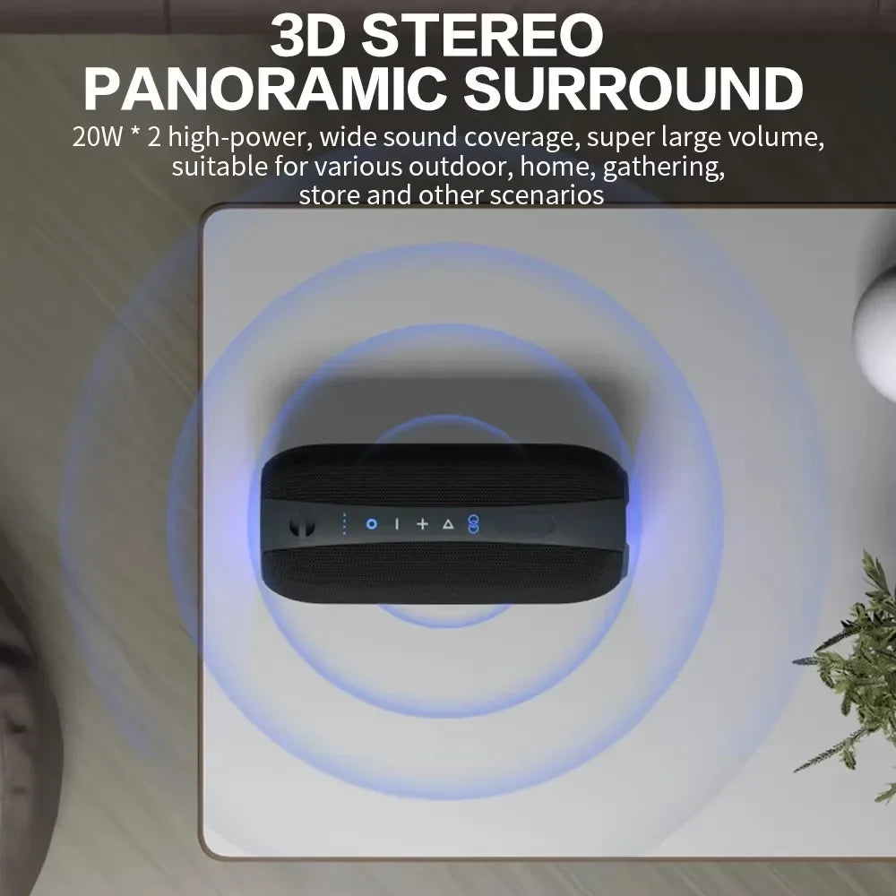 Stonego Portable Bluetooth Speakers With Tws And Rich Bass