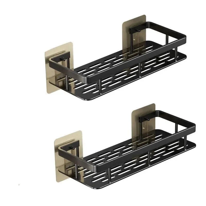 Bathroom No Drill Wall Mount Corner Storage Shelf For Shower
