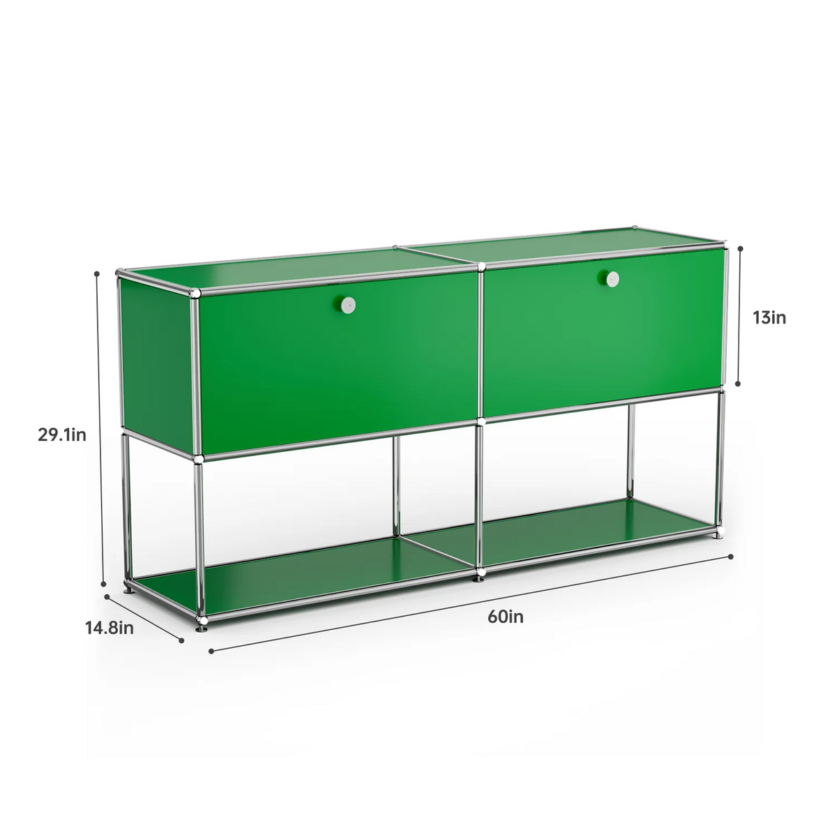 Modern Storage Cabinet Stainless Steel TV Stand Home Office Furniture