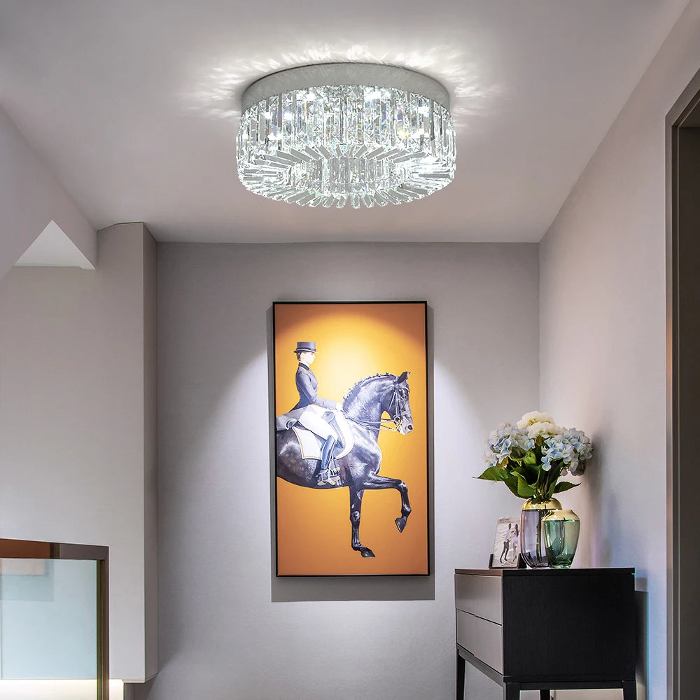 Vetulus Luxury Modern Crystal Chandelier Elegant Ceiling Fixture