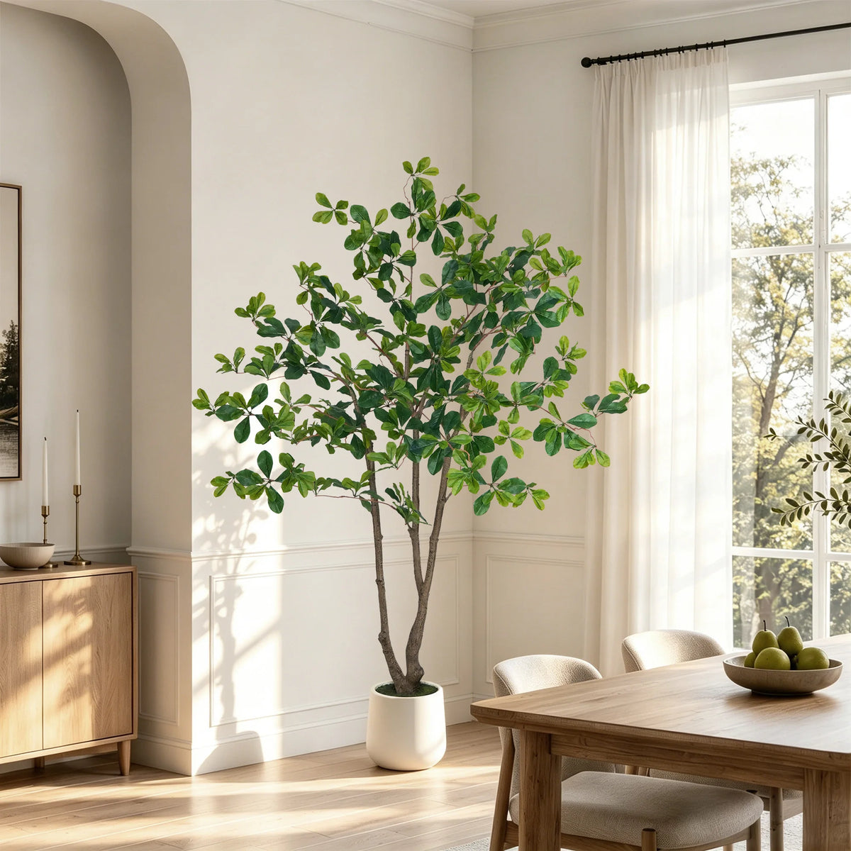 Olitree Artificial Olive Tree With Wooden Trunk For Home Decor