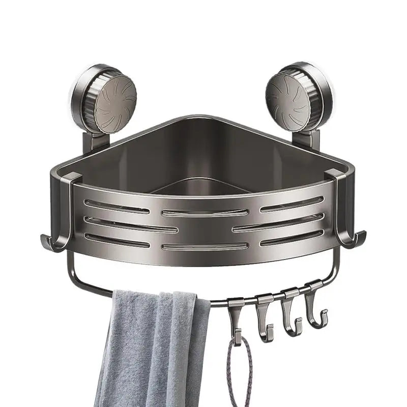 Waasoscon Metal Wall Mounted Triangle Shower Corner Shelf Rack