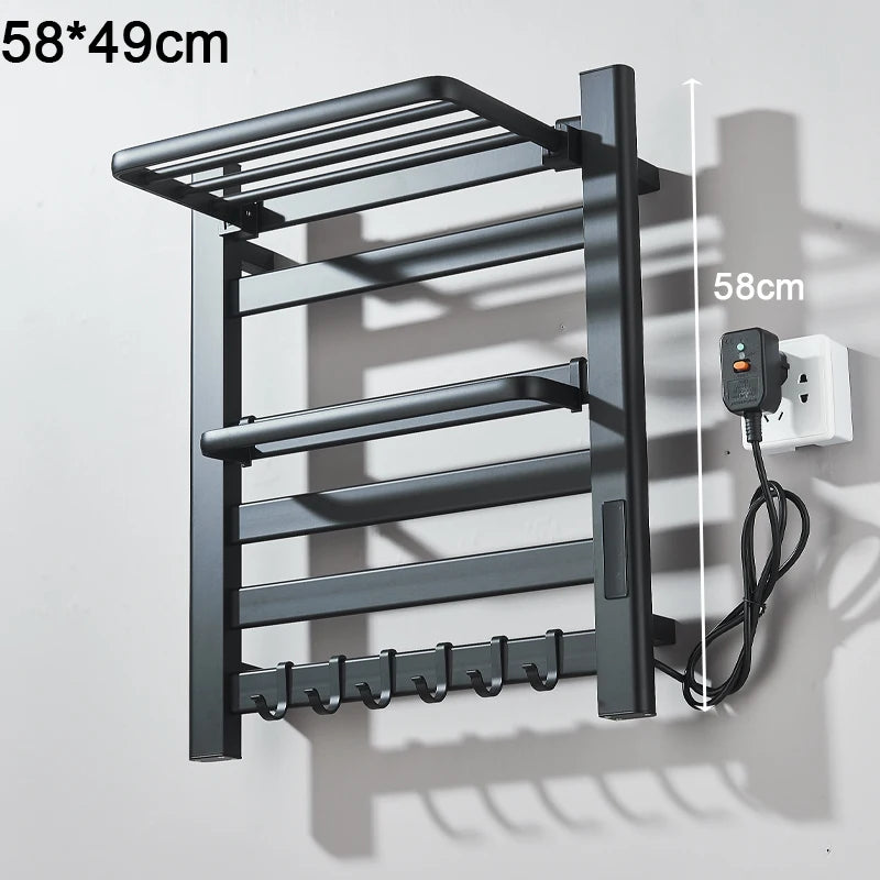 Shinesia Electric Towel Warmer With Digital Display Bathroom Heater