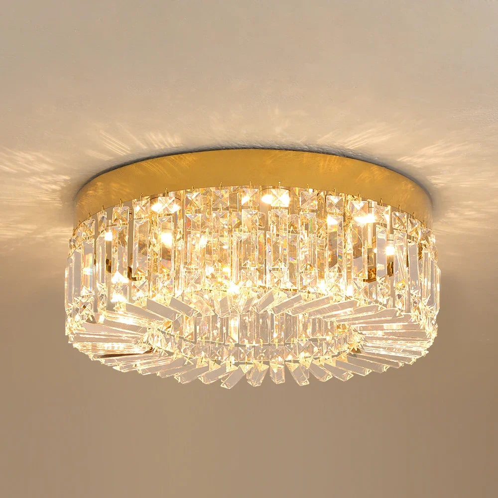 Vetulus Modern Crystal Chandelier Ceiling Light Fixture