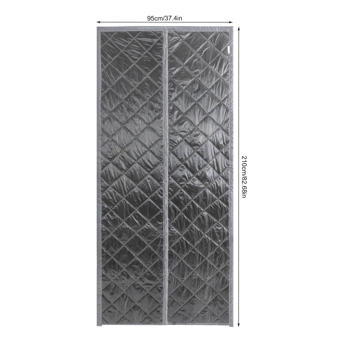 Magnetic Thermal Insulated Door Curtain Cotton Windproof Dustproof Room Divider