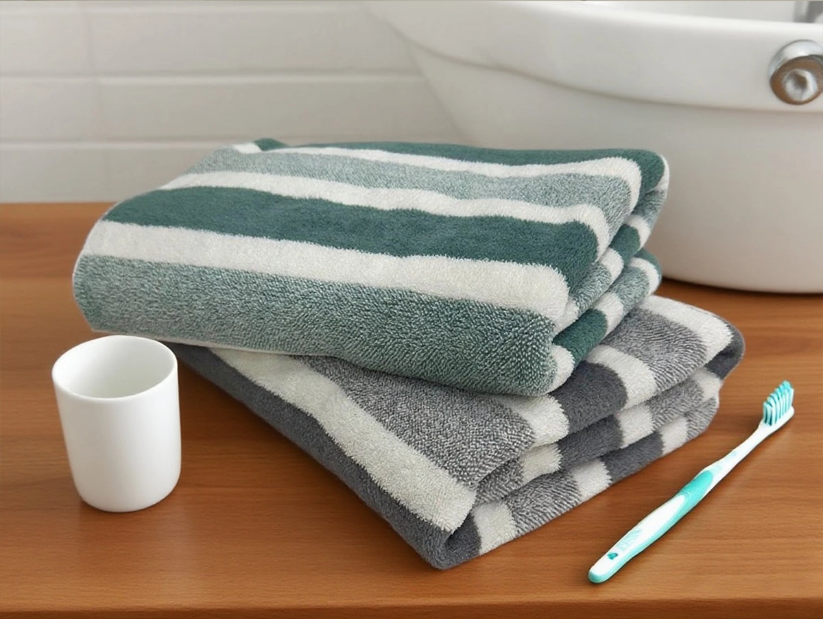 Premium 1 Pack Thick Bath Towel Quick Drying Absorbent Polyester