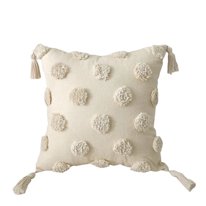 Light Luxury Floral Embroidered Pillow Case and Cushion Cover