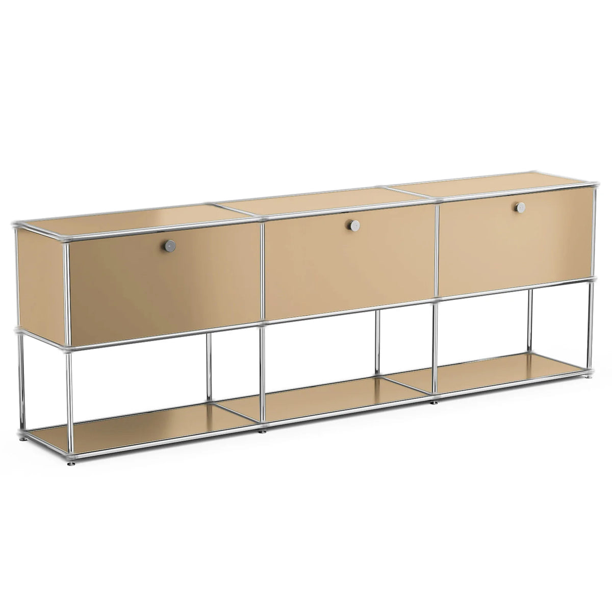 Modern Storage Cabinet Stainless Steel TV Stand Home Office Furniture