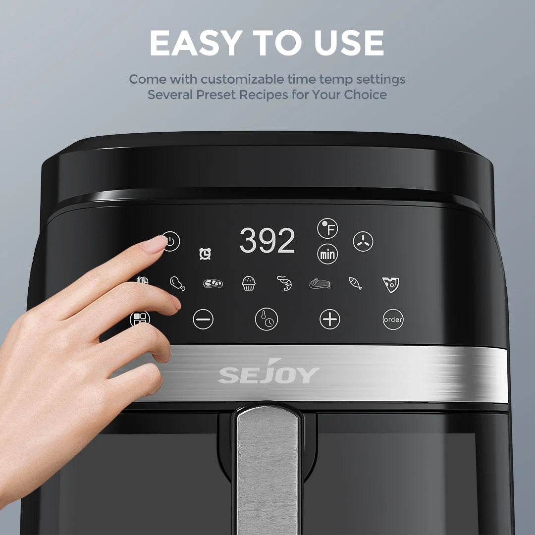 Sejoy Electric Air Fryer Oven Cooker Multifunctional Kitchen Appliance