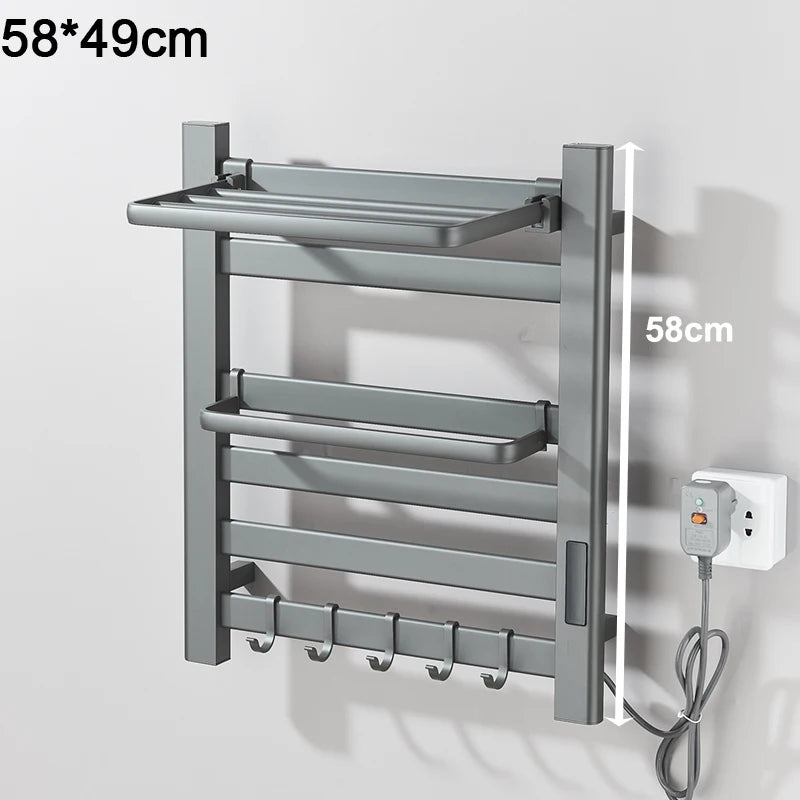 Shinesia Wall Mounted Electric Towel Dryer With Digital Controls
