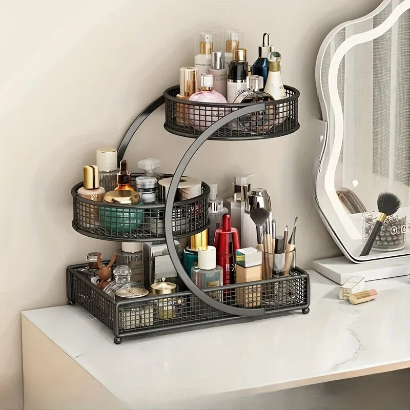 Multilayer Makeup Storage Rack Cosmetic Organizer Box For Home Use