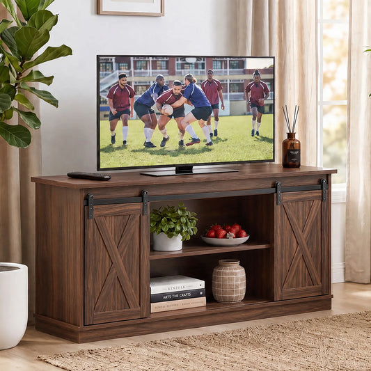 MCQ Modern Wood Storage TV Media Console Cabinet Unit