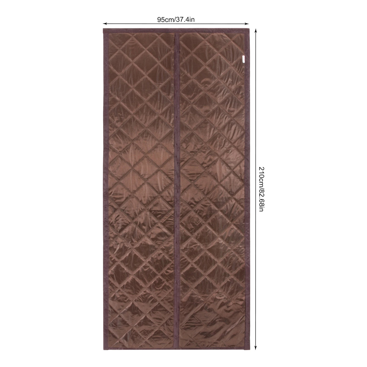 Magnetic Thermal Insulated Door Curtain Cotton Windproof Dustproof Room Divider