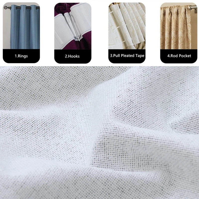 Custom Blackout Curtains With Soundproofing For Window Treatment