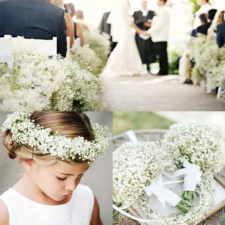 Artificial Baby Breath Flowers Wedding Table Greenery Decor
